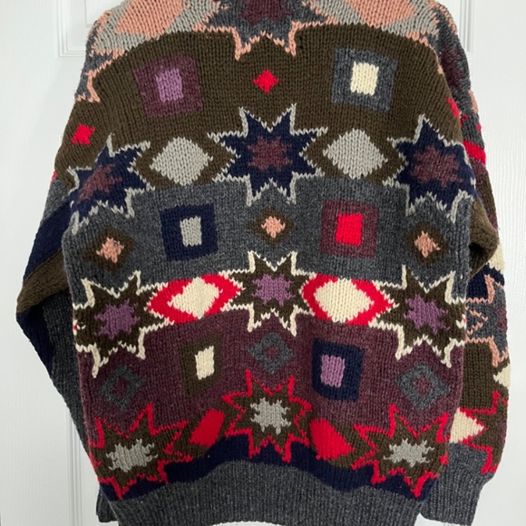 90s Vintage 100% wool sweater - JJ. Farmer sz M - Picture 2 of 3